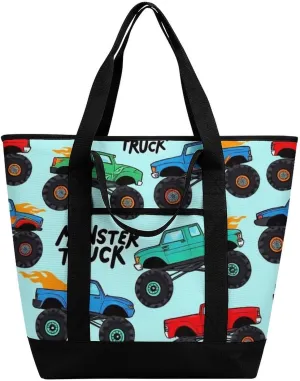 Trendy Commuter Tote Bag Large Insulated Shopping Bag For Travel