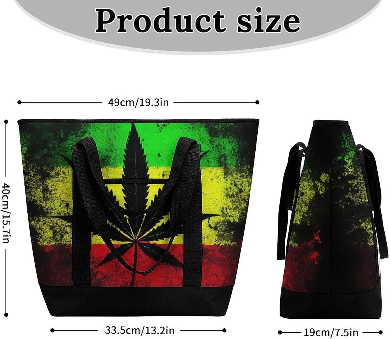 Trendy Commuter Tote Bag Large Insulated Shopping Bag For Travel