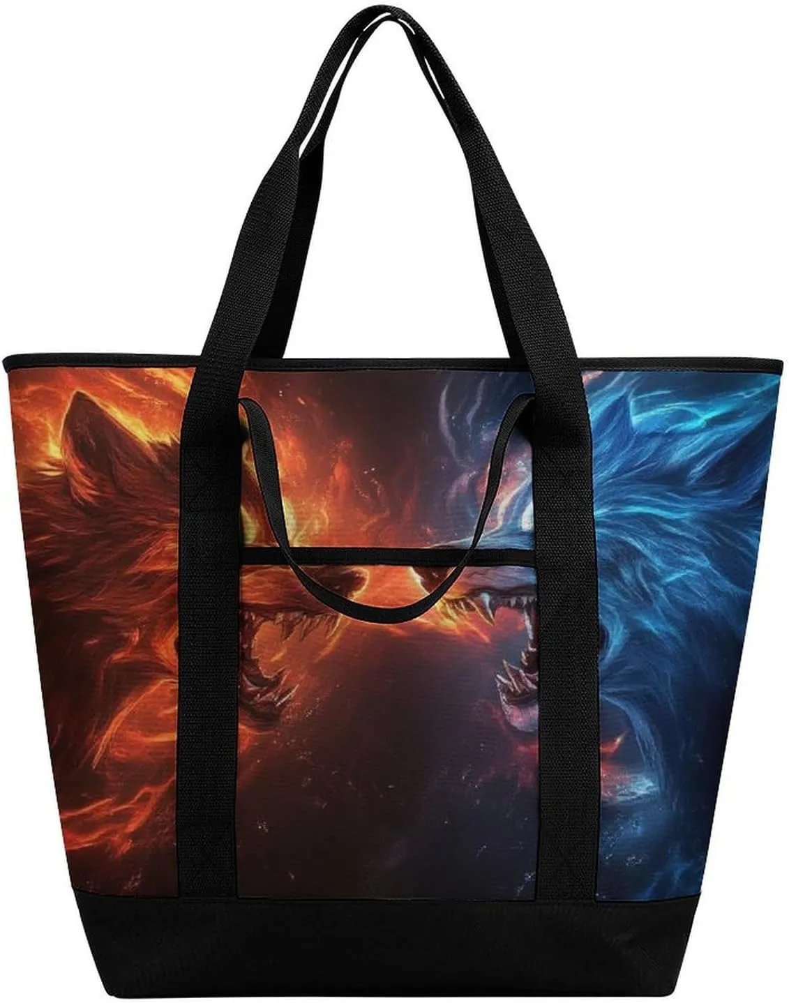 Trendy Commuter Tote Bag Large Insulated Shopping Bag For Travel