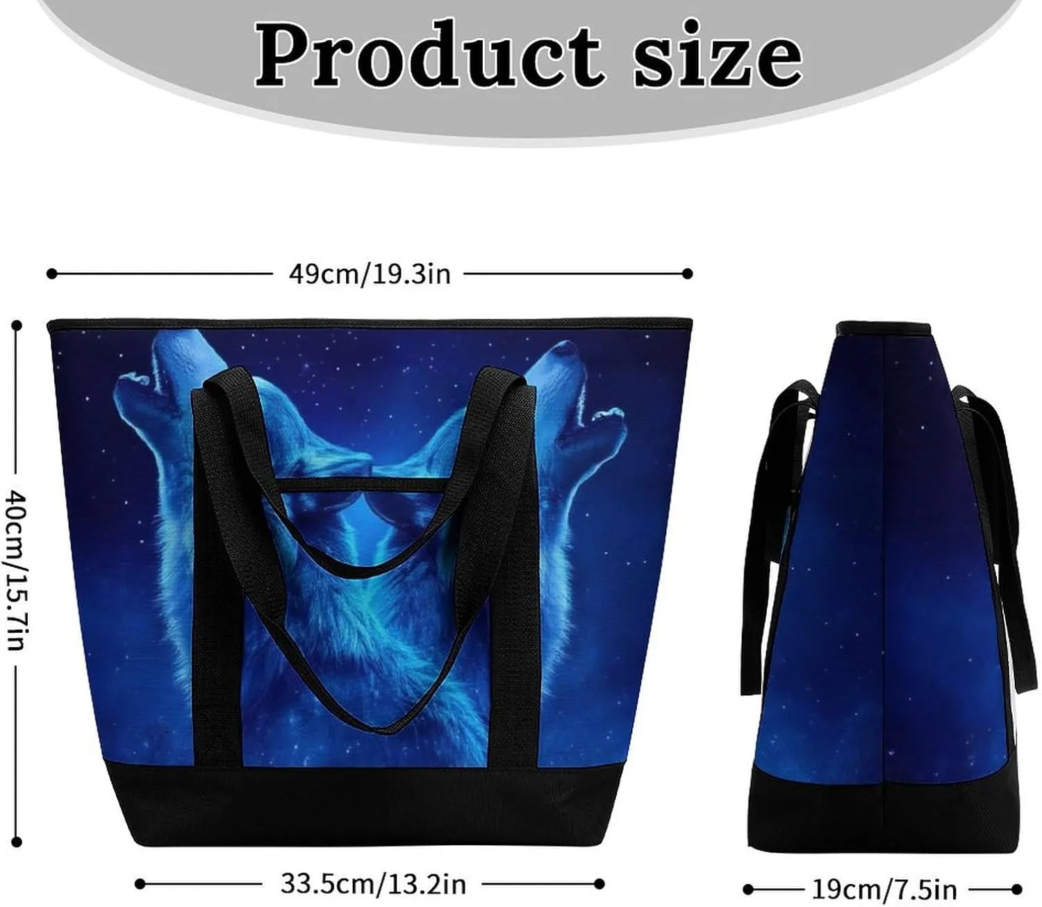 Trendy Commuter Tote Bag Large Insulated Shopping Bag For Travel