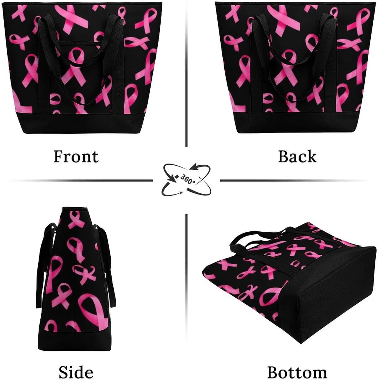 Trendy Commuter Tote Bag Large Insulated Shopping Bag For Travel
