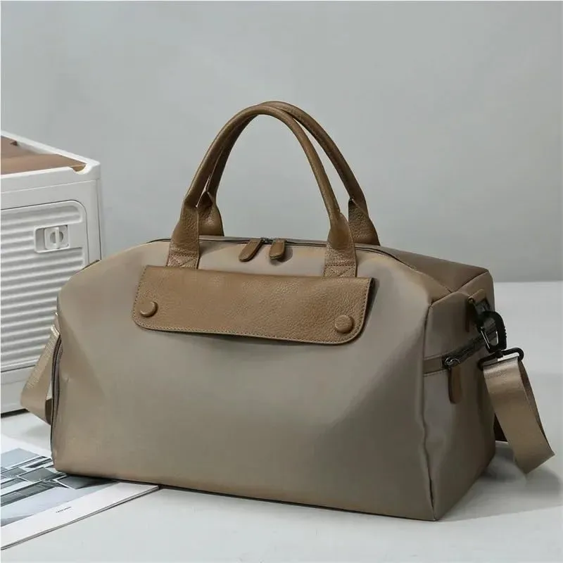 Trip Bag Large Capacity Yoga Organizer Swimming Gym Bag Business Travel Luggage Bag Oxford Handbag Shoulder Bags(GRAY)