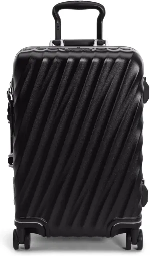 TUMI 19 Degree Frame International 4 Wheel Carry-On - Lightweight Suitcase - Hard Shell Luggage - 21.8" X 14.0" X 9.0" - Black Texture