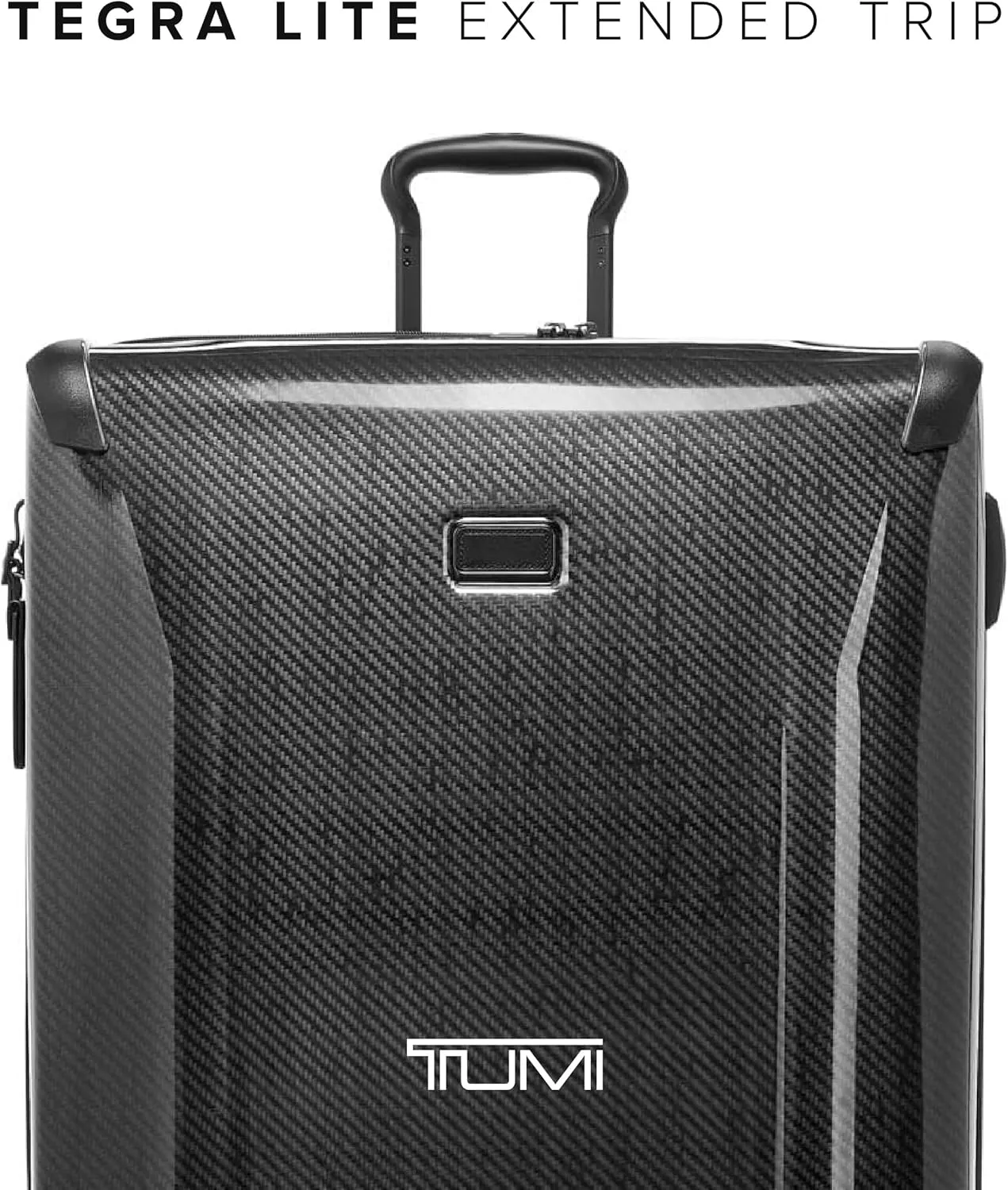 TUMI - Tegra-Lite 4 Wheel Luggage - Highly Durable Suitcase, Flexible Shell, Sleek and Lightweight Men's and Women's Expandable Rolling Bag - Extended Trip, Black Graphite