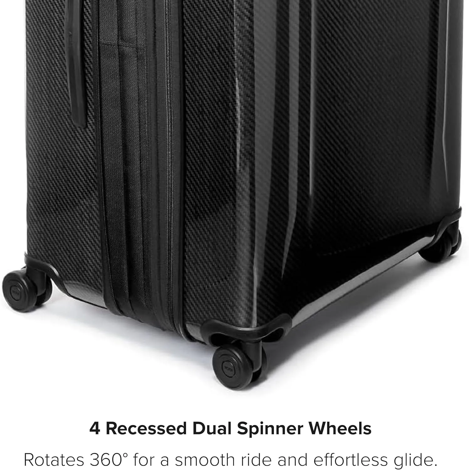 TUMI - Tegra-Lite 4 Wheel Luggage - Highly Durable Suitcase, Flexible Shell, Sleek and Lightweight Men's and Women's Expandable Rolling Bag - Extended Trip, Black Graphite