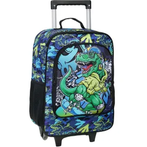 UFNDC Kids Luggage for Boys, Dinosuar Suitcase Rolling with Wheels，Travel Carry on for Children Toddler elementary