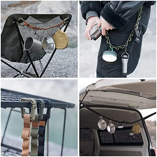 UJEAVETTE Camping Hanging Rope Multifunctional Essential for Travel Outdoor Campground M