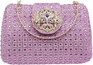 UMREN Sparkly Rhinestone Evening Clutch Purses for Women Crystal Clutch Diamond Handbag Wedding Party Shoulder Crossbody Bag