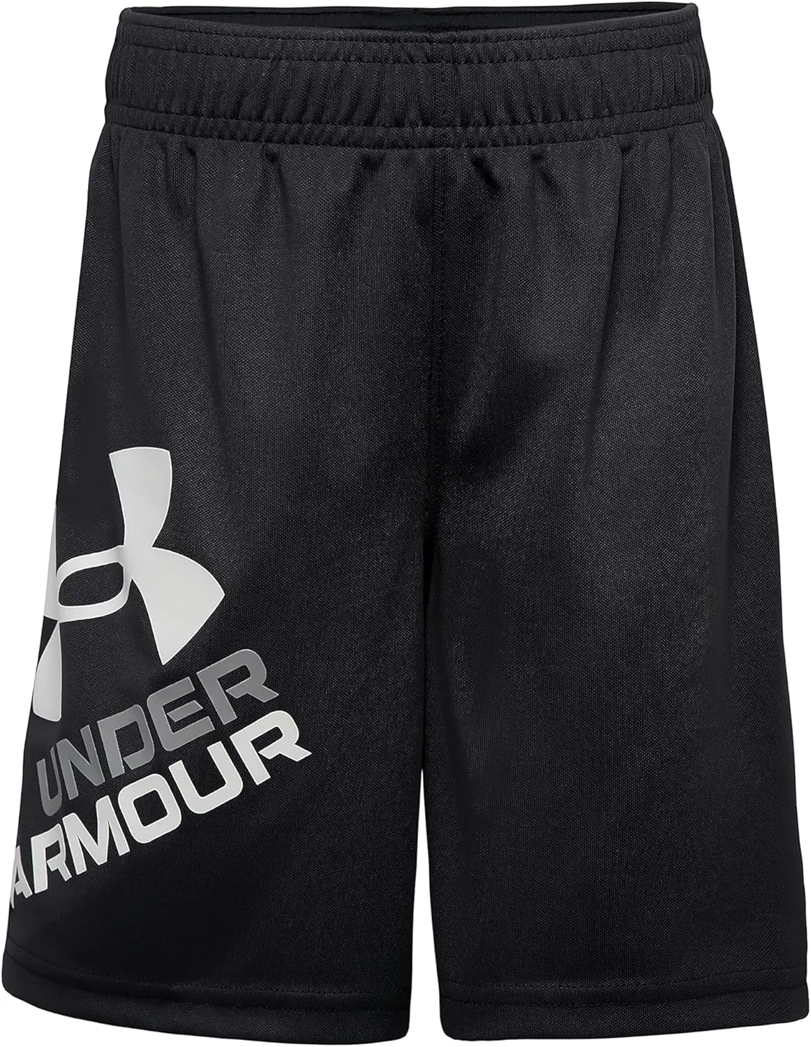 Under Armour Kids Prototype Logo Shorts for Little, and Big Kids - Elasticized Waistband, Graphic Prints, and Pullover Style