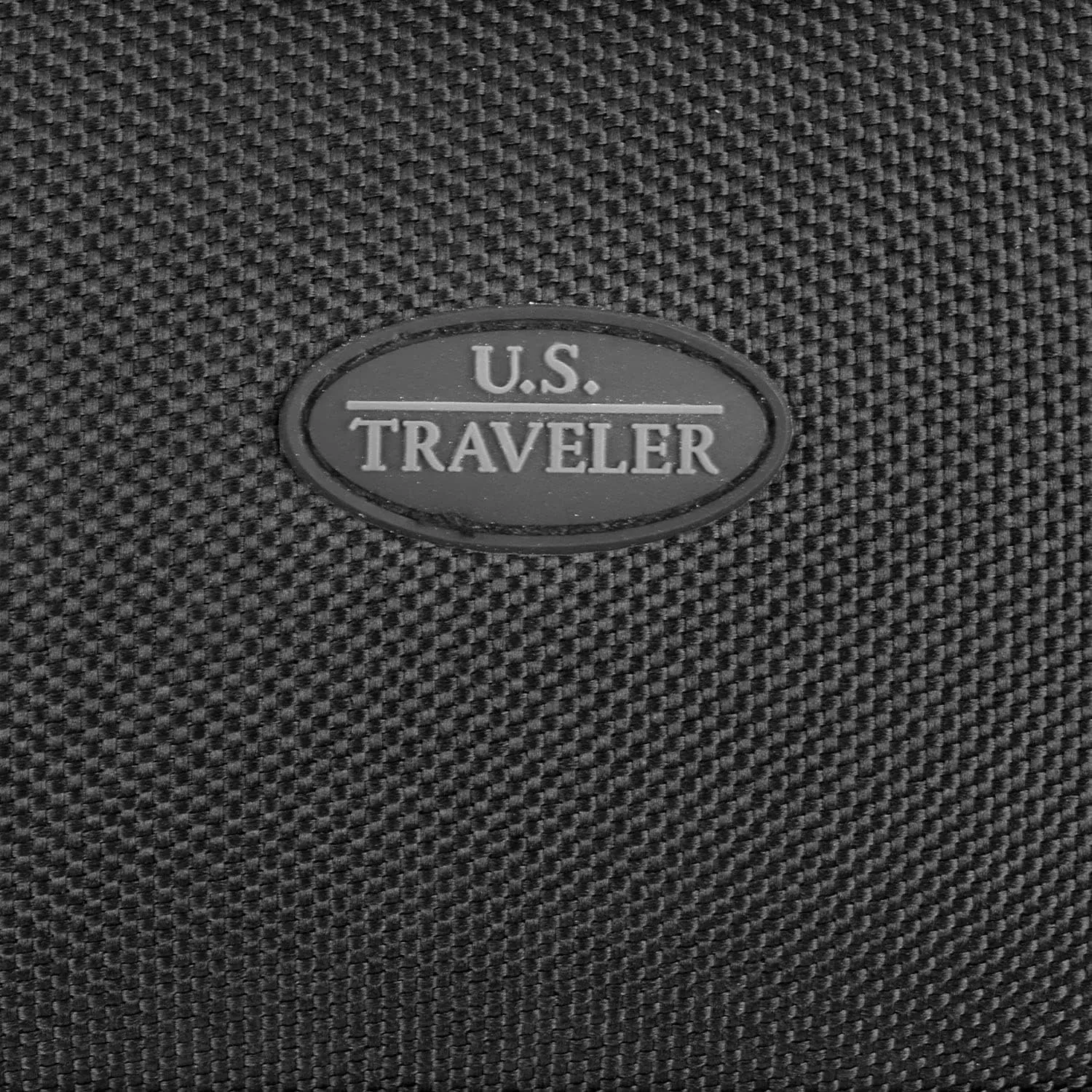 U.S. Traveler Lightweight Rolling 20" Carry On Luggage Softside Suitcase, Black, 2 Wheel-1 Piece