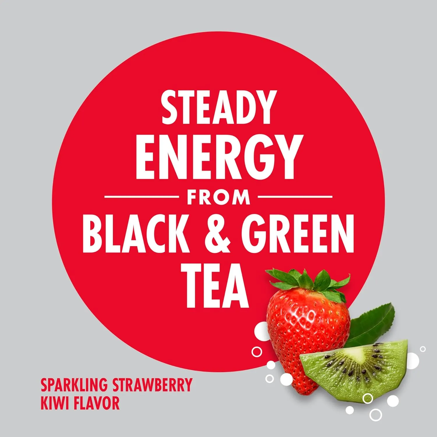 V8  SPARKLING ENERGY Strawberry Kiwi Energy Drink, Made with Real Vegetable and Fruit Juices, 11.5 FL OZ Can (6 Packs of 4)