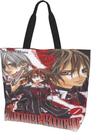 Vampire Knight Shoulder Bag Female Large Capacity Storage Bag Shopping Bags For Beach Daily Travel