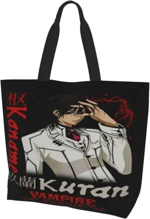 Vampire Knight Shoulder Bag Women'S Large Capacity Storage Bag Shopping Bags For Beach Daily Travel