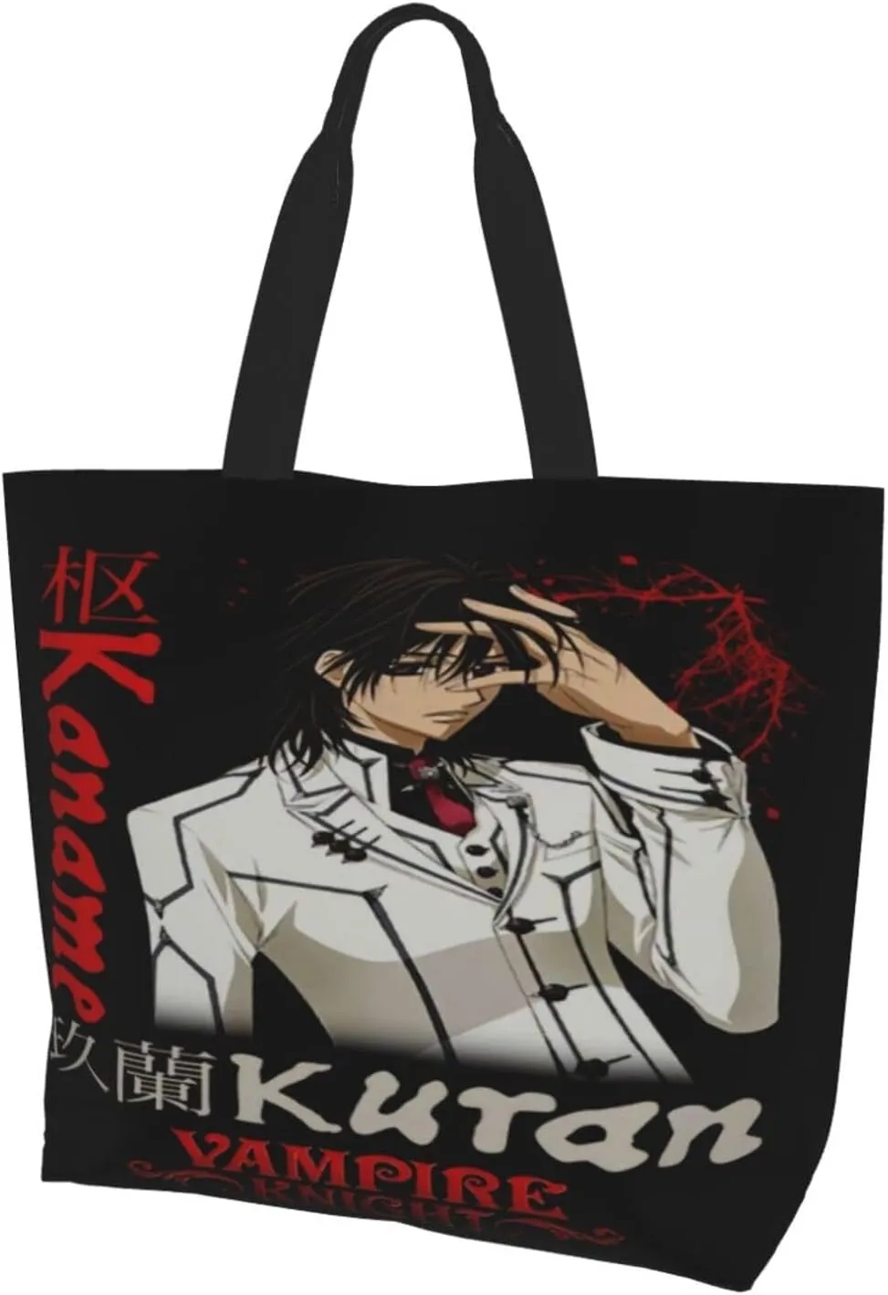Vampire Knight Shoulder Bag Women'S Large Capacity Storage Bag Shopping Bags For Beach Daily Travel