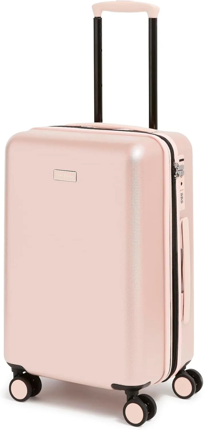 Vera Bradley Hardside Rolling Suitcase Luggage, Rose Quartz