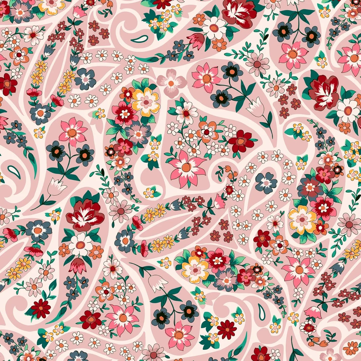 Vera Bradley Women's Hardside Rolling Suitcase Luggage, Prairie Paisley, 26" Check In