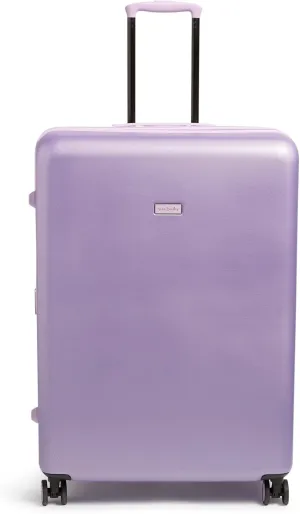 Vera Bradley Women's Hardside Rolling Suitcase Luggage, Purple Shimmer, 29" Check In