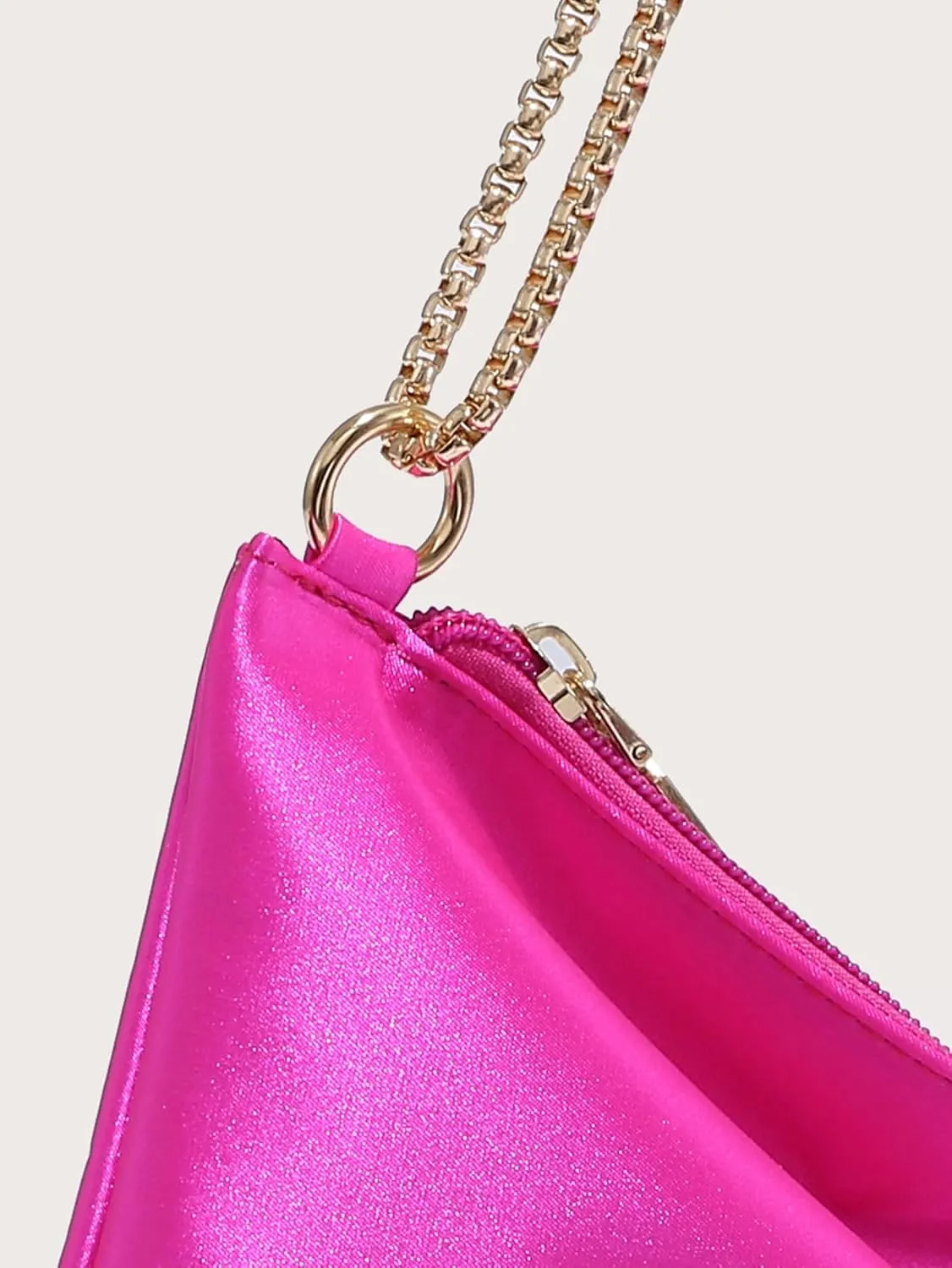 Verdusa Women's Satin Evening Handbag Shoulder Bag Purse