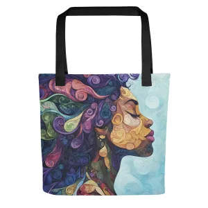 Vibrant Colors Woman - Tote Bag