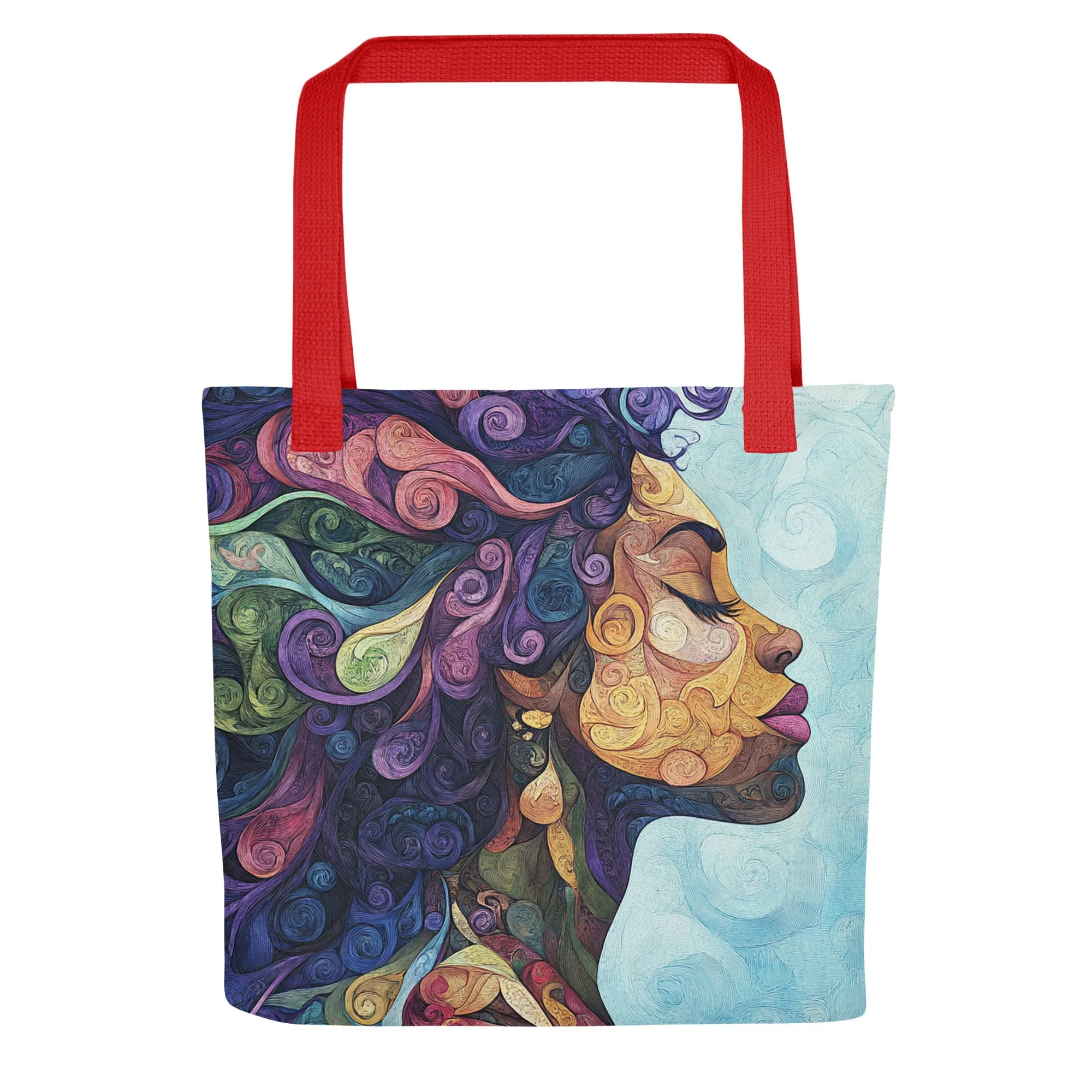 Vibrant Colors Woman - Tote Bag
