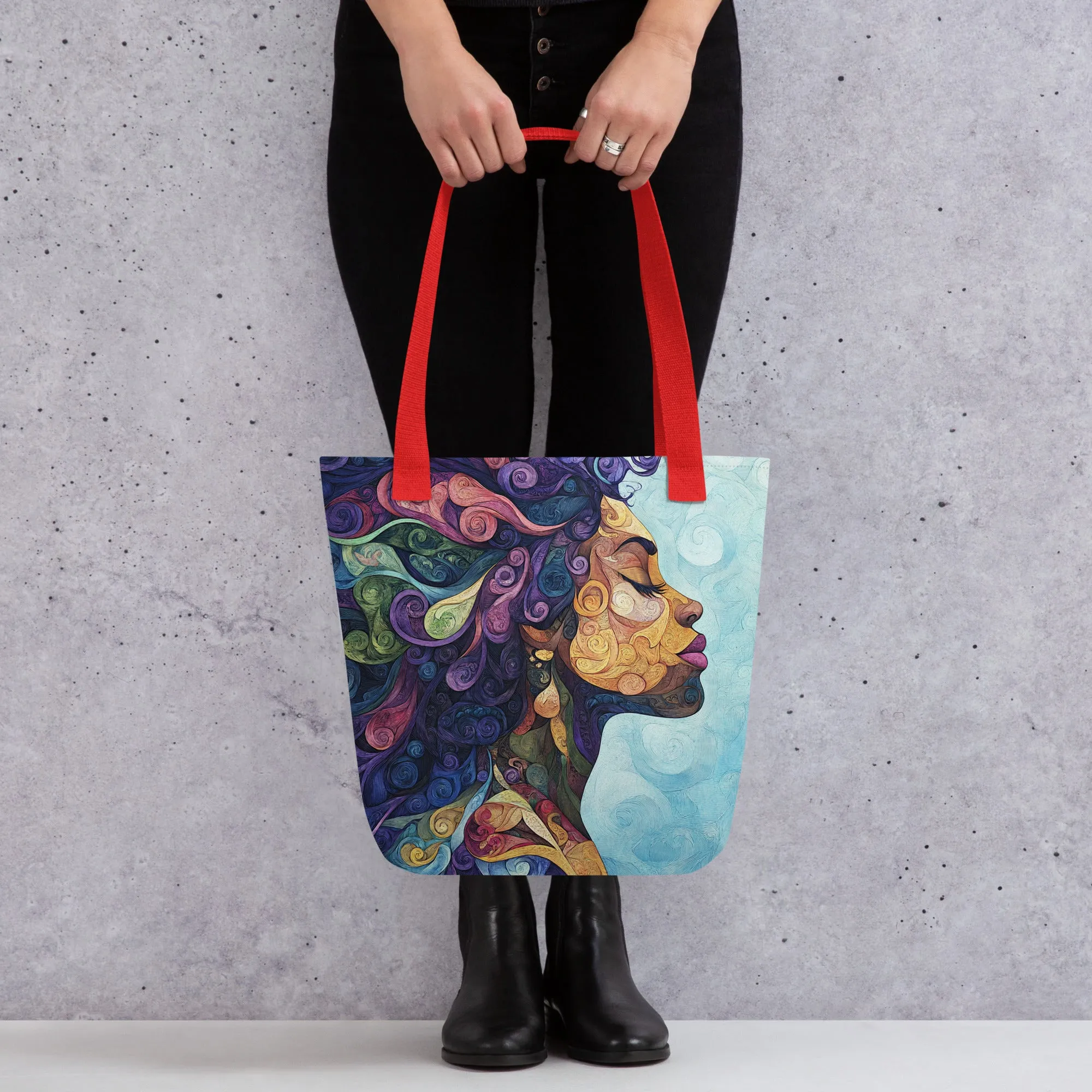 Vibrant Colors Woman - Tote Bag