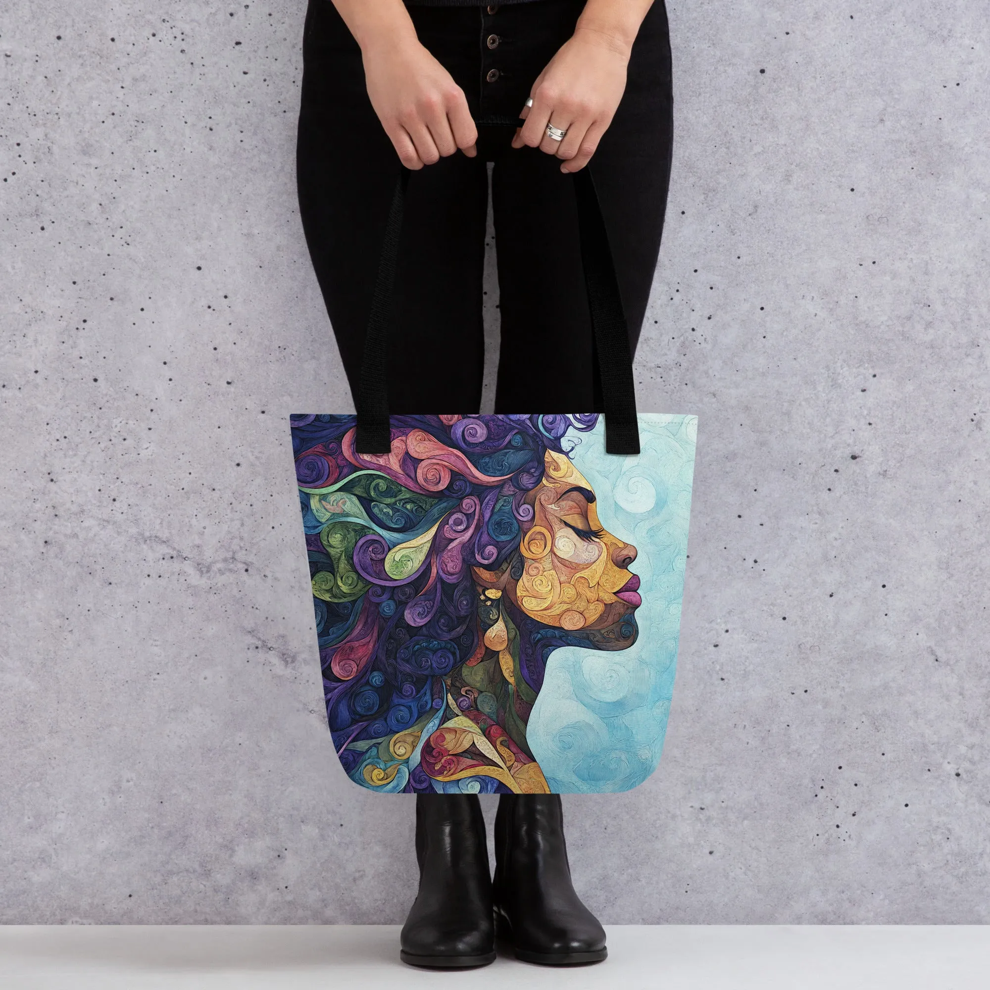 Vibrant Colors Woman - Tote Bag