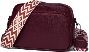VODIU Crossbody Bags for Women Purses Handbags Leather Shoulder Bag with Guitar Strap Cross Body Bag for Woman Trendy Purse