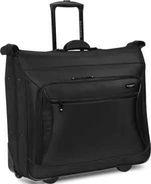 WallyBags® 45” Premium Rolling Garment Bag with multiple pockets Black One Size U4