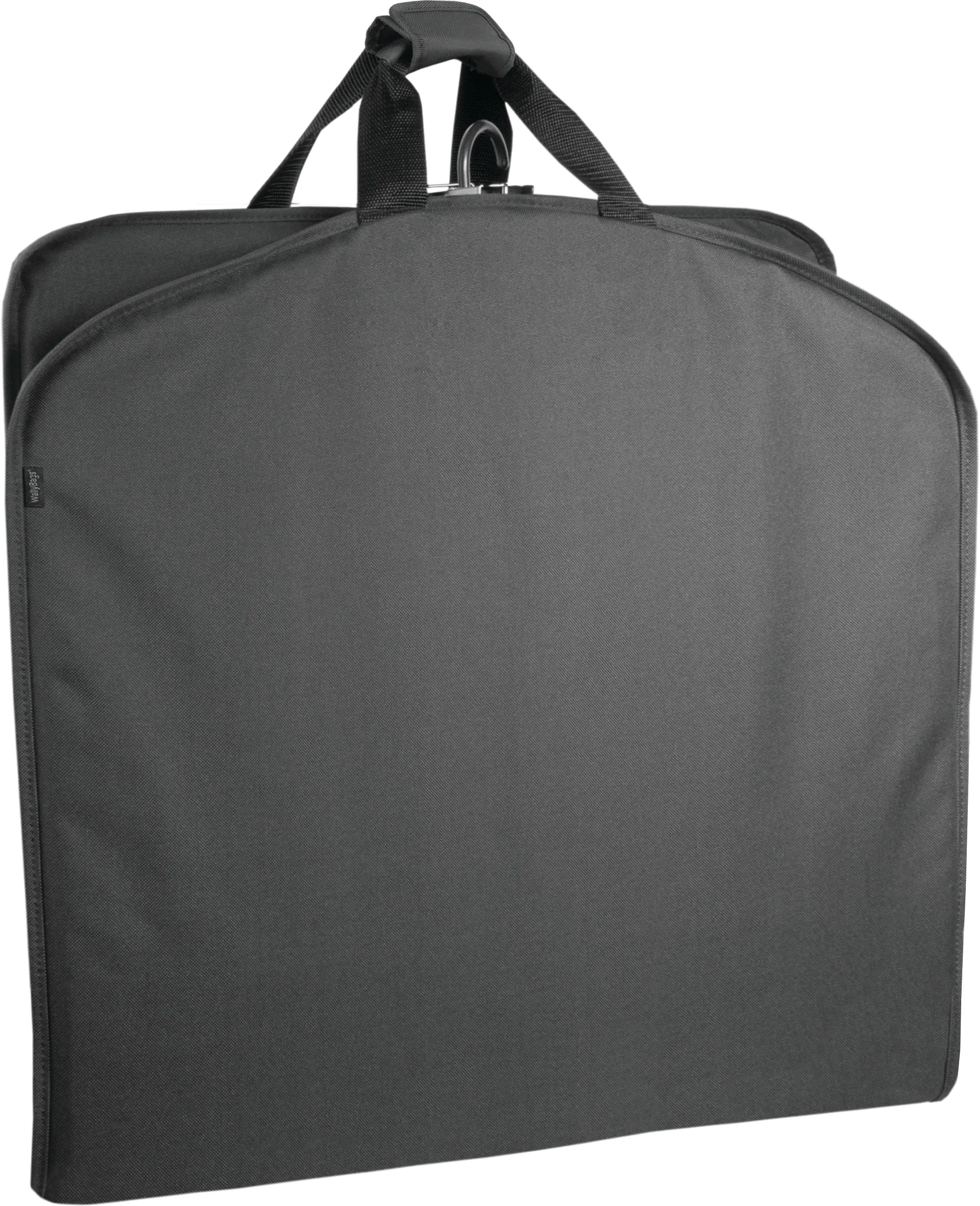 WallyBags 45" Deluxe Slim Travel Garment Bag with Accessory Pocket, Black, Inch U1