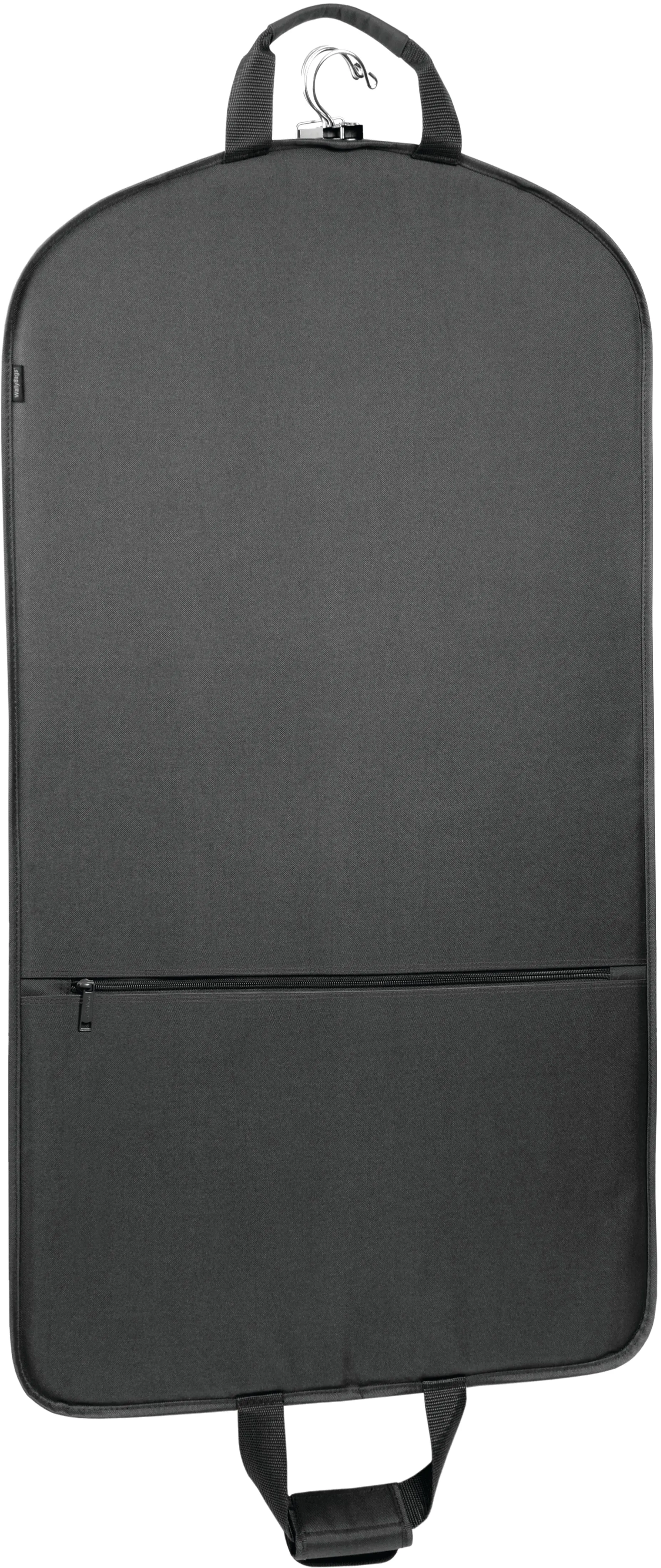 WallyBags 45" Deluxe Slim Travel Garment Bag with Accessory Pocket, Black, Inch U1
