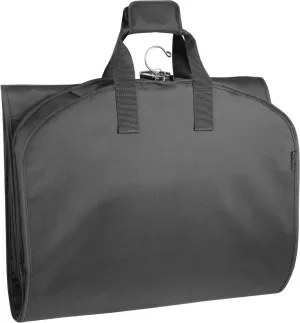WallyBags® 60” Premium Tri-Fold Travel Garment Bag with exterior pocket