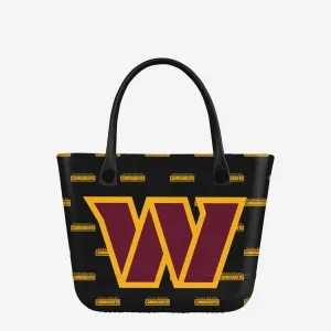 Washington Commanders Big Logo Mini Print Tailgate Tote Bag
