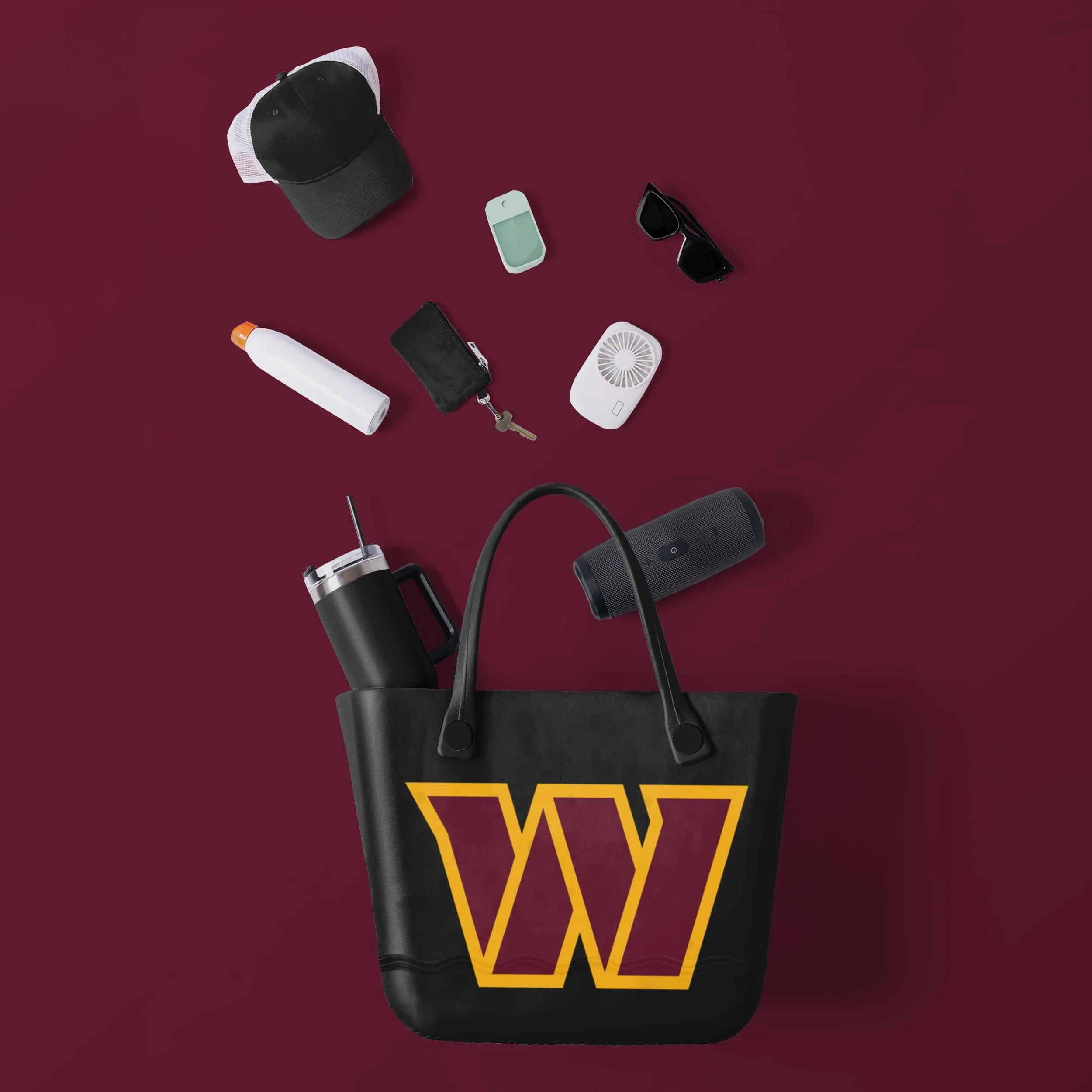Washington Commanders Big Logo Tailgate Tote Bag