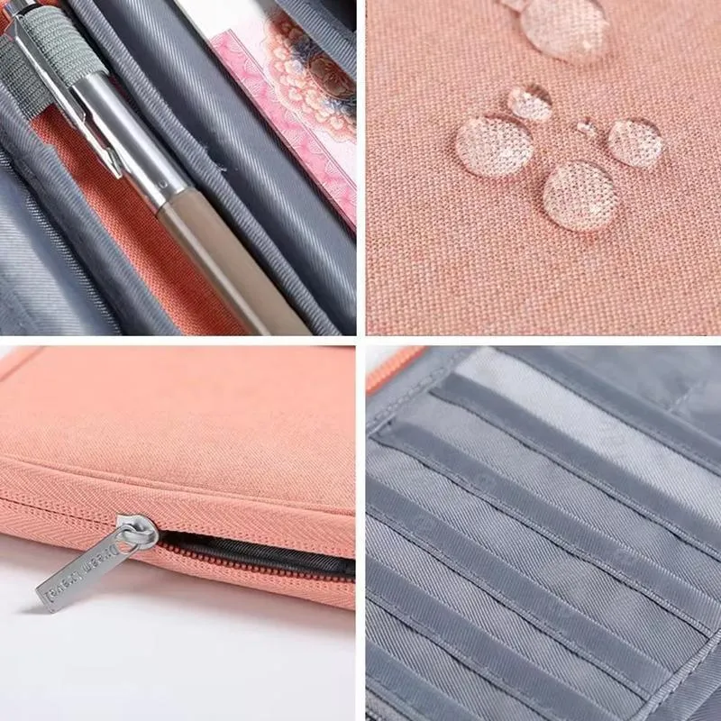 Waterproof Passport Holder Travel Document Wallet RFID Bag Family Case Organizer S