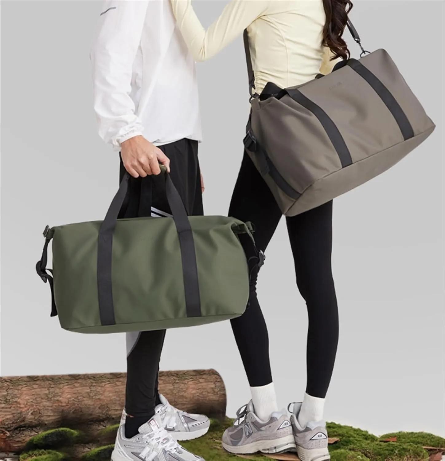 Weekender Travel Bag Waterproof Weekender Bags Travel Overnight Carry On Workout Duffle Bag for Gym Beach Swim Sport Gym Bag(B)