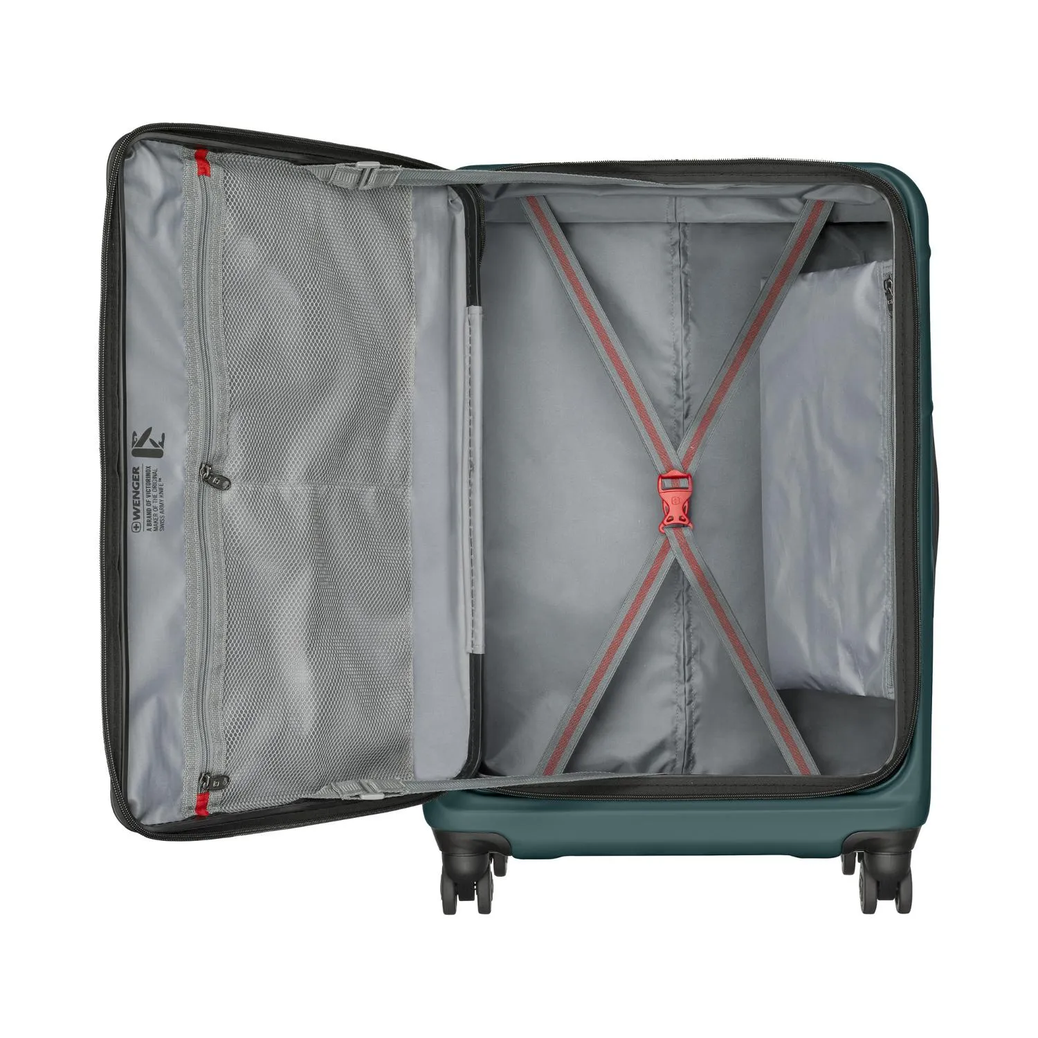 Wenger Amplix Hardside Expandable 69cm Check-In Luggage Trolley Deep-Lake