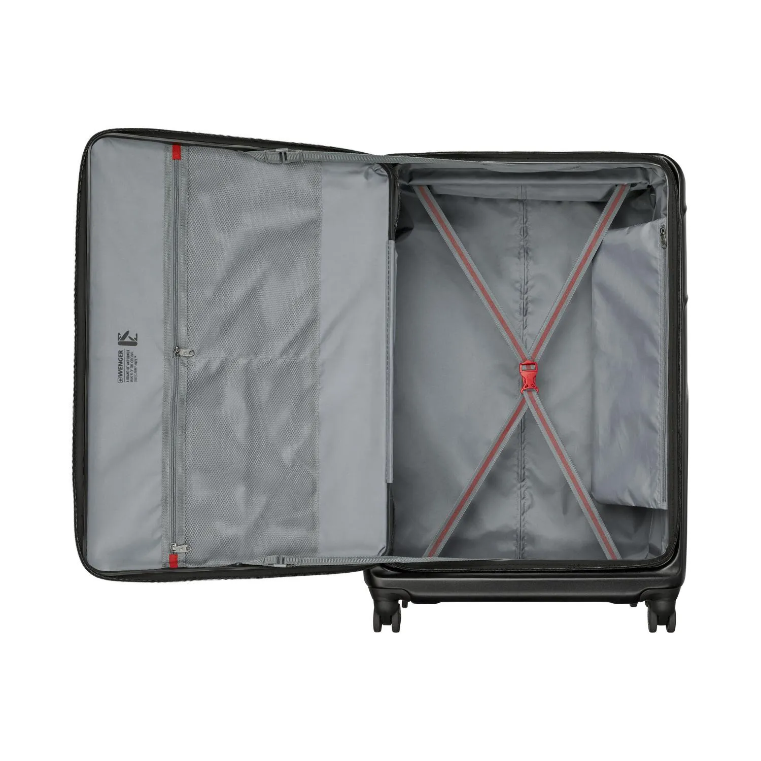 Wenger Amplix Hardside Expandable 83cm Check-In Luggage Trolley Black