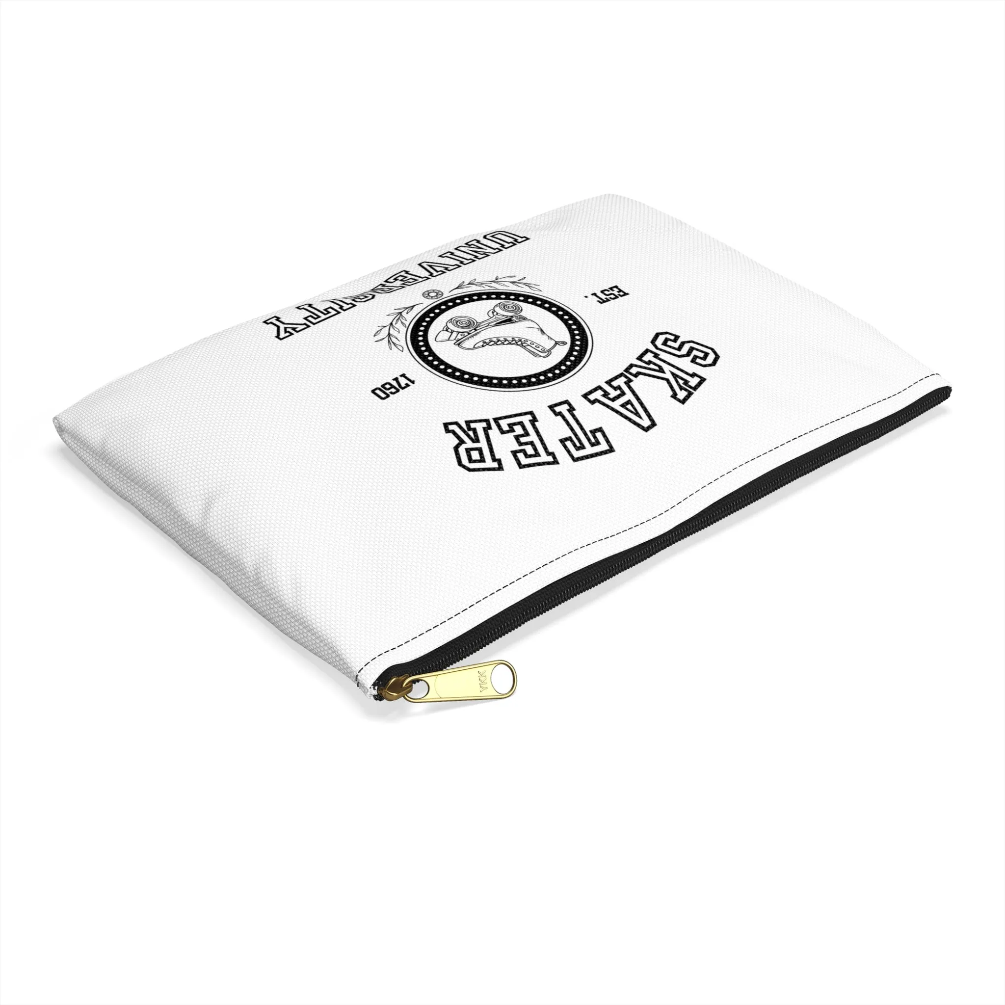 White Skater University Accessory Pouch