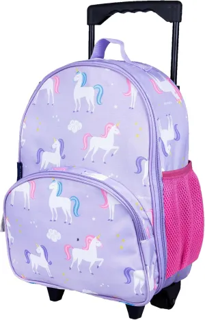 Wildkin Kids Rolling Luggage – Carry-On Size for School & Overnight Travel