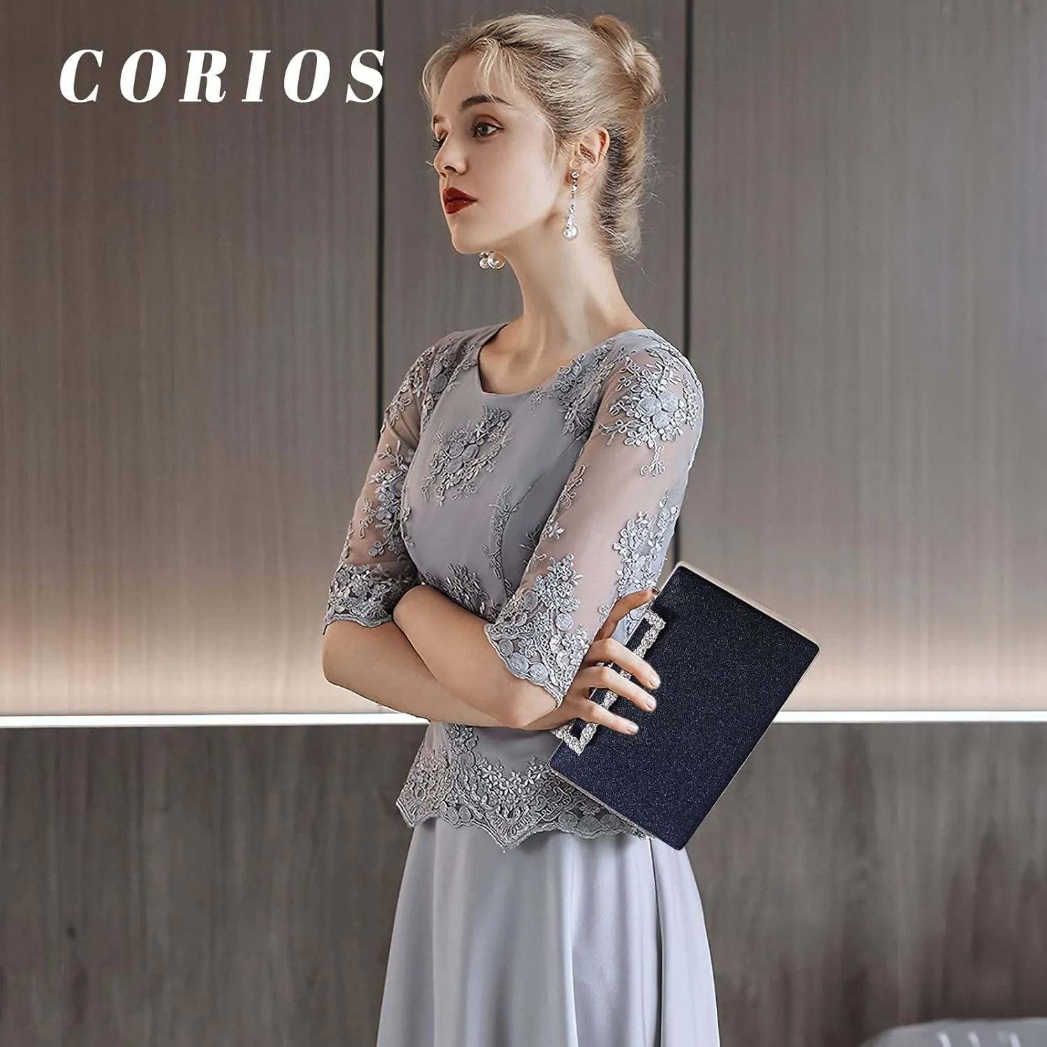 Women Clutch Purse Glitter Evening Bag Sequins Clutch Bag Sparkly Handbag Bridal Wedding Purse