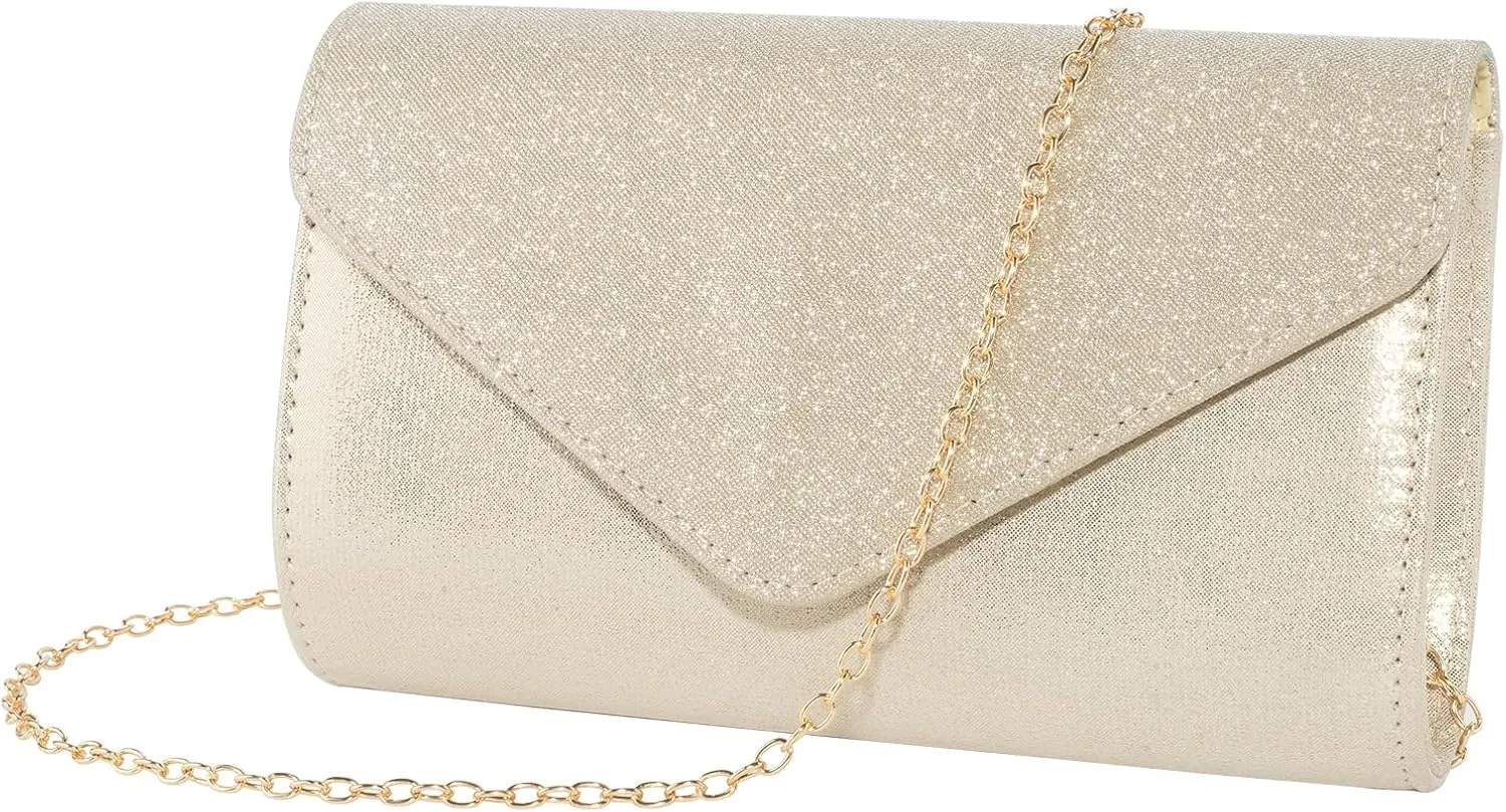 Women Evening Bag Clutch Rhinestone Envelope Party Handbag Bridal Prom Purse