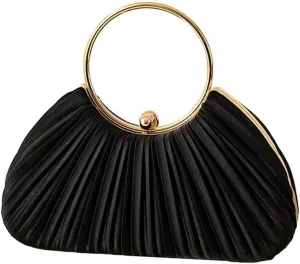 Women Evening Clutch Purse with Detachable Chain Shoulder Tote for Wedding Party Crossbody Handbags with Top Handle