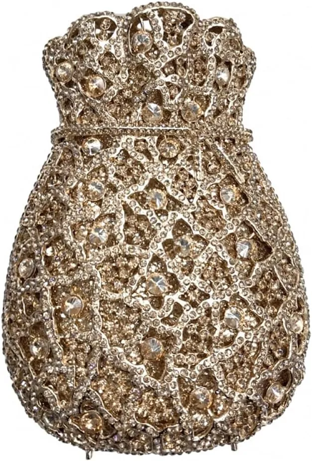 Women Money Pouch Evening Bag Sparkling Crystal Purses Rhinestones Wedding Party Prom Clutch