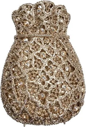 Women Money Pouch Evening Bag Sparkling Crystal Purses Rhinestones Wedding Party Prom Clutch