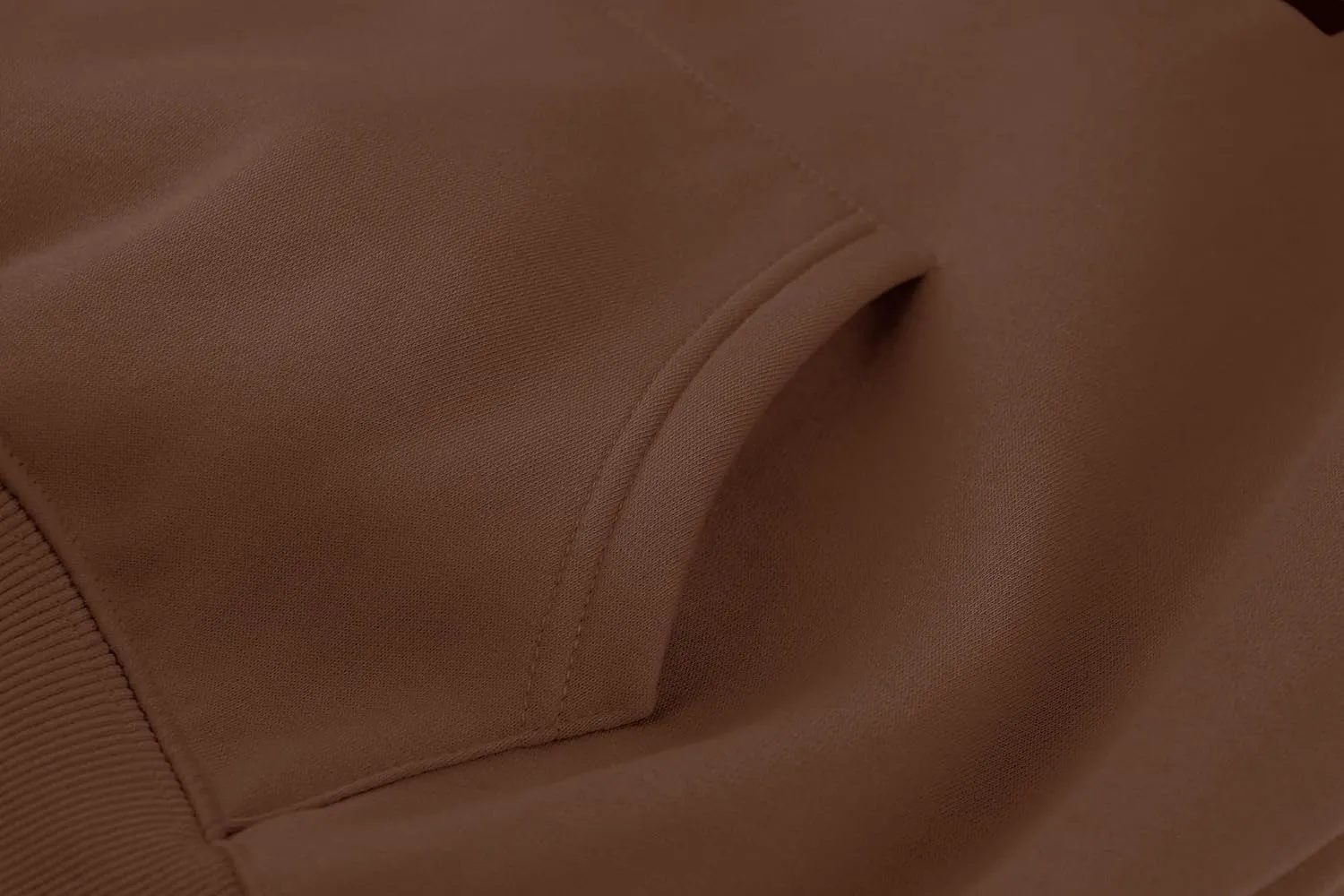 Women Solid Basic Loose Fleece Hoodies Sweatshirt Oversized Long Sleeve Drop Shoulder Kangaroo Pockets Pullovers Top