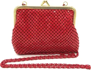 Women XX-Small Clutch Metal Mesh Evening Purse