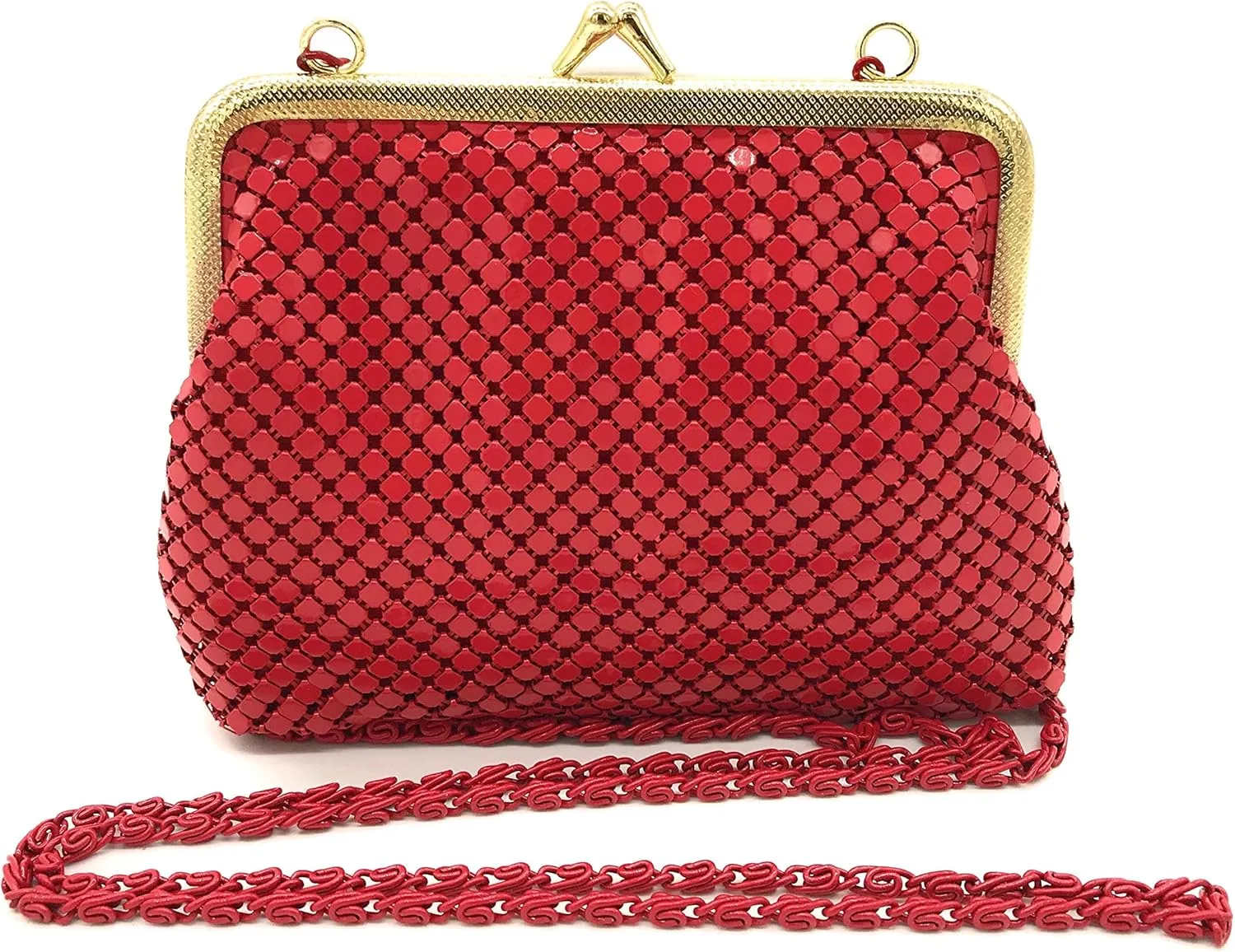 Women XX-Small Clutch Metal Mesh Evening Purse