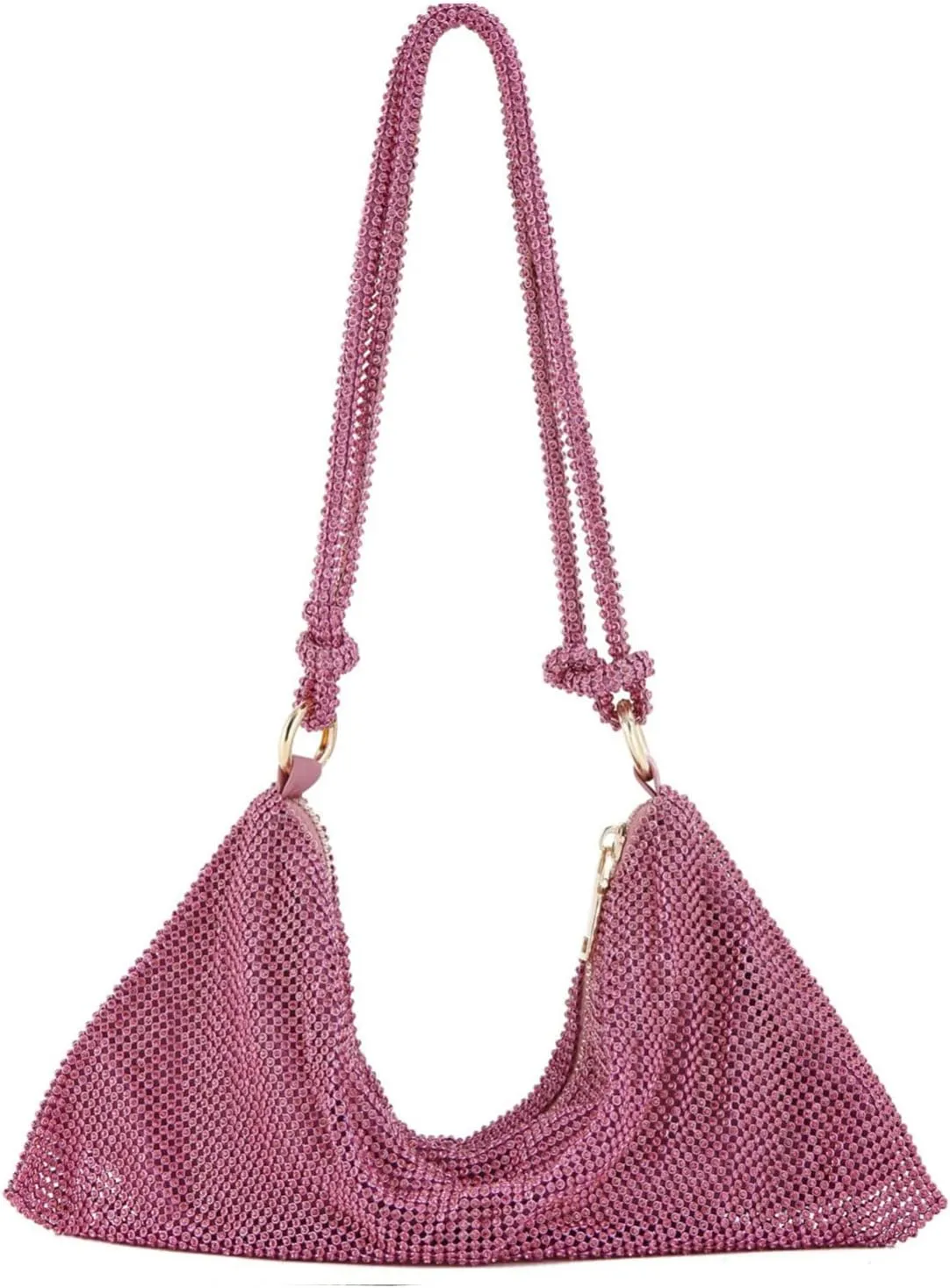 Women's Evening Bag Sparkly Rhinestone Purse Bling Chain Clutch Purse