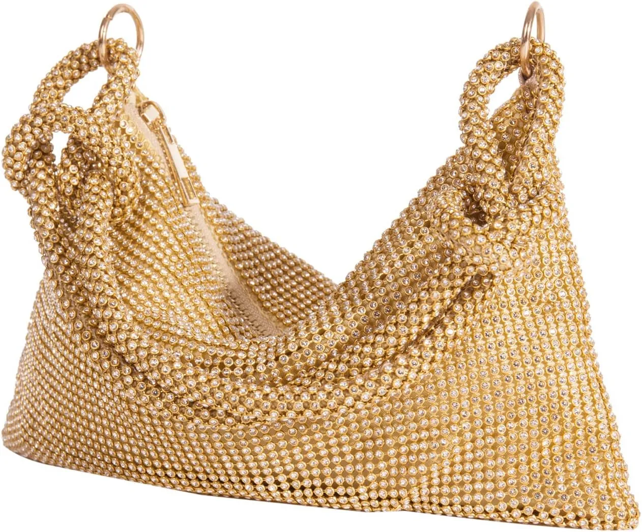 Women's Evening Bag Sparkly Rhinestone Purse Bling Chain Clutch Purse