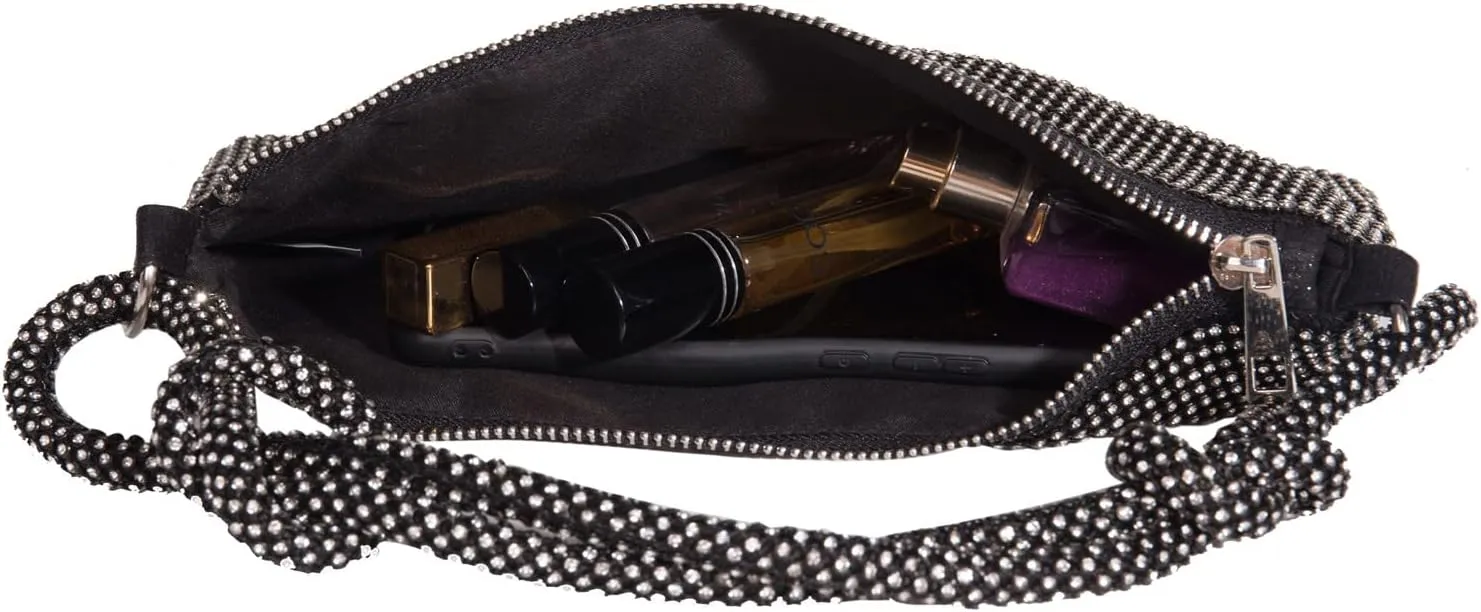 Women's Evening Bag Sparkly Rhinestone Purse Bling Chain Clutch Purse
